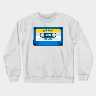 Patti Labelle Classic Blue Cassette Crewneck Sweatshirt